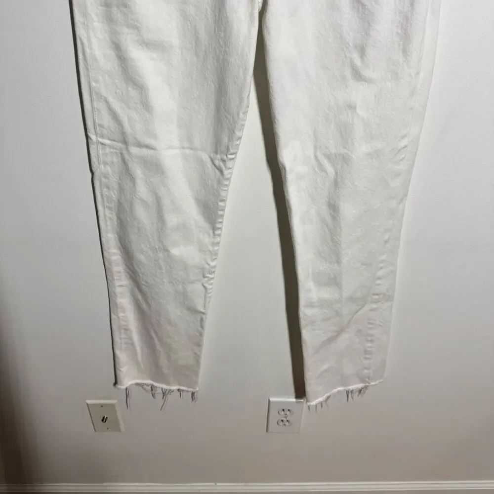 Agolde Criss Cross Straight Leg High Rise Jeans Women 26 A9037-1183 In Element